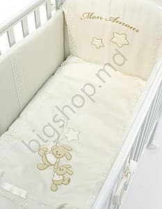 Lenjerie de pat pentru copii Italbaby Mon Amour