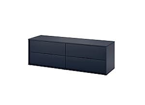 Comoda IKEA Nordmela black-blue (4 sertare) 159×50 cm