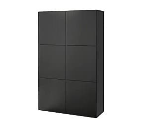 Шкаф IKEA Besta Lappviken black-brown 120x40x192 см