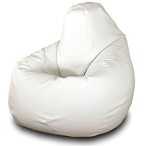 Fotoliu puf Beanbag Gloss Pear Max XXL White