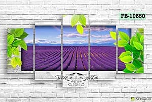 Модульная картина Art.Desig Lavender field FB-10350