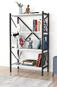 Etajera Fabulous 4 Shelves Metal (White/Black)