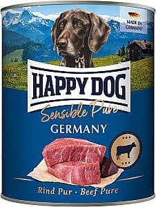 Hrană umedă pentru câini Happy Dog Rind Pur beef Germany 800g