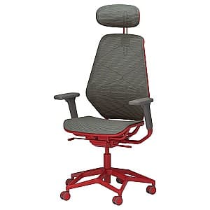 Игровое Кресло IKEA Styrspel Gray/Red