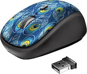 Компьютерная мышь Trust Yvi Wireless Mouse Peacock