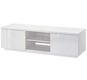 Comoda tv IKEA Byas glossy white 160x42x45 cm