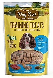 Лакомства для собак Dog Fest Training treats Quail & Chia seeds 90g