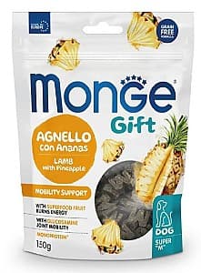 Snackuri pentru câini Monge GIFT SUPER M MOBILITY Lamb/Pineapple 150gr