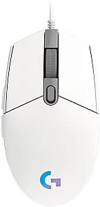 Mouse pentru gaming Logitech G102 Lightsync White