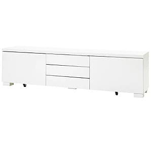 Comoda tv IKEA Besta Burs 180x41x49 Lucios Alb