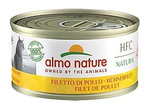 Hrană umedă pentru pisici Almo Nature HFC Can Natural Chicken Fillet 70g
