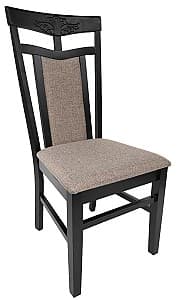 Деревянный стул Kroll Deepa-FL Венге(Коричневый)/4C-Brown(Серый-Коричневый)