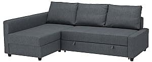 Угловой диван IKEA Friheten Hyllie dark grey