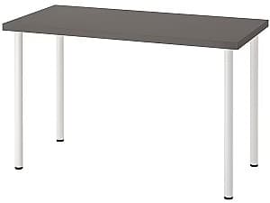 Masa de birou IKEA Lagkapten/Adils 120x60 Gri Inchis/Alb