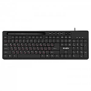Клавиатурa SVEN KB-S302 Multimedia Black