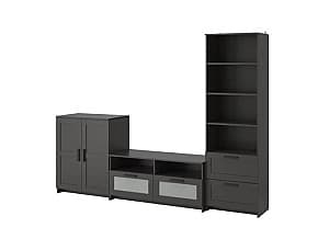 Стенка IKEA Brimnes black 258x41x190 см