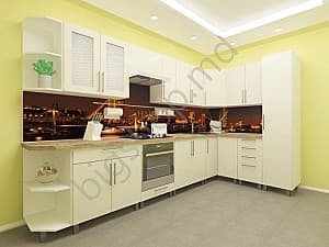 Кухонный гарнитур PS Анна 3.4x1.7м Cream/White