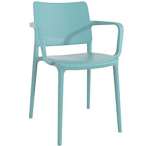 Пластиковый стул Papatya Joy-K Aqua Blue