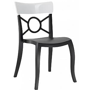 Пластиковый стул Papatya Opera-S White/Black