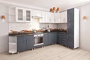 Кухонный гарнитур PS 3.4x1.7 m Grey