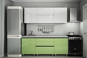 Кухонный гарнитур PS Гола-1 2 м High Gloss Green