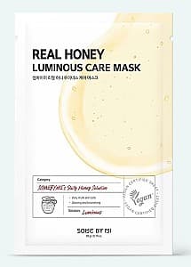 Маска для лица Some By Mi Real Honey Luminous Care Mask Sheet