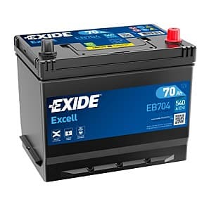 Автомобильный аккумулятор Exide EXCELL 12V 70Ah 540EN (EB704)