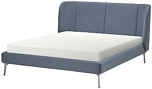 Кровать IKEA Tufjord с обивкой 160x200 Гуннаред Синий