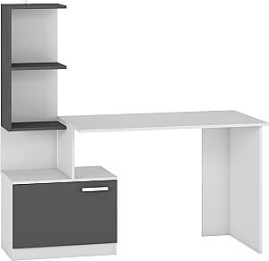 Офисный стол MG-Plus Table 1 графит/белая