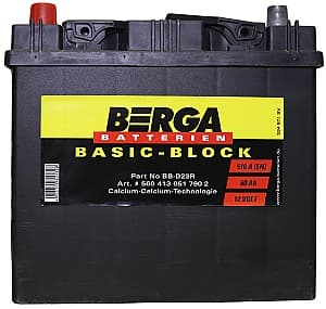 Автомобильный аккумулятор Berga BB 68 J