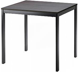 Стол IKEA Vangsta 80/120x70 Черный/Темно-Коричневый