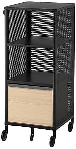 Comoda IKEA Bekant cu rotile/plasa de sarma 41x101 Negru