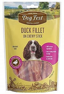 Snackuri pentru câini Dog Fest Duck fillet on chewy stick 90g