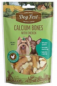Лакомства для собак Dog Fest Calcium bones with chicken 55g