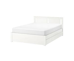 Кровать IKEA Songesand white 160×200 см ( 2 ящика для хранения)