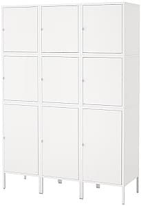 Шкаф IKEA Hallan с дверцами 135x47x192 Белый