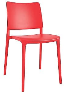 Пластиковый стул Papatya Joy-S Красный