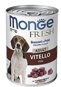 Hrană umedă pentru câini Monge FRESH ADULT veal 400gr