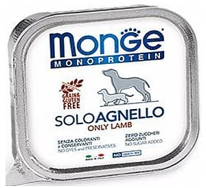 Влажный корм для собак Monge SOLO PATE 100% lamb 150gr