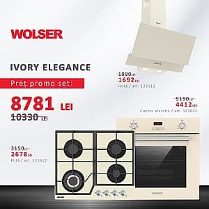 Комплект Wolser WL IVORY ELEGANCE WL-6400 GBN Q+WL-TR06 D+WL-F 60 AL