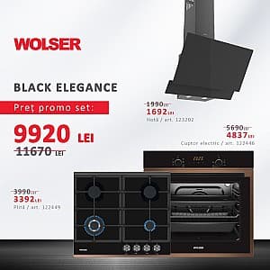 Комплект Wolser WL BLACK ELEGANCE WL-TR6400 GT BC+WL-TR08 DBC+WL -F 60 TC