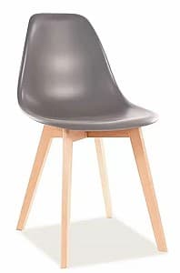 Деревянный стул Signal Moris Бук (Бежевый)/Серый