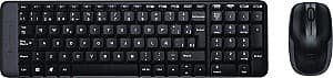 Set tastatura + Mouse Logitech Wireless MK220 Compact Black