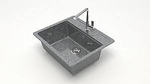 Chiuveta de bucatarie Marrbaxx Z009Q8 Grey Lucios