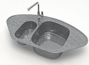 Chiuveta de bucatarie Marrbaxx Z023Q8 Grey Lucios