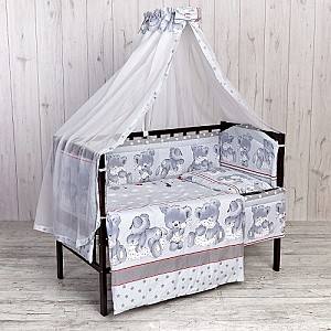 Постельное белье Carapuz Мишки Сладких снов серый