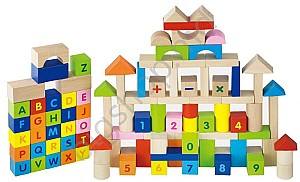 Jucarie interactiva VIGA Block Set - Alphabet & Numbers