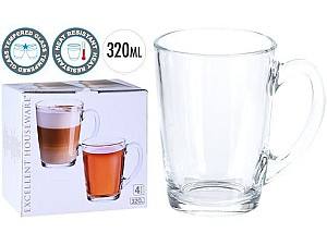 Set pentru ceai si cafea EH 4 buc. 320ml
