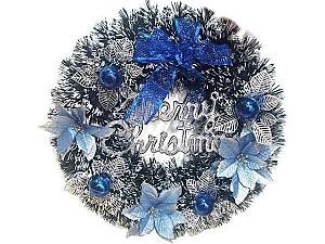 Елочная ветка Christmas Merry Christmas с синим декором