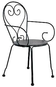 Стул для сада Gardina Grup Moka Черный